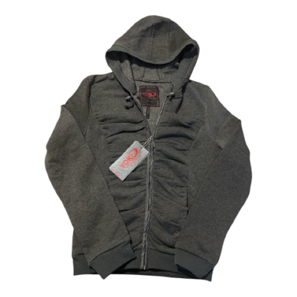 Yoki Dark Gray Hoodie Jacket